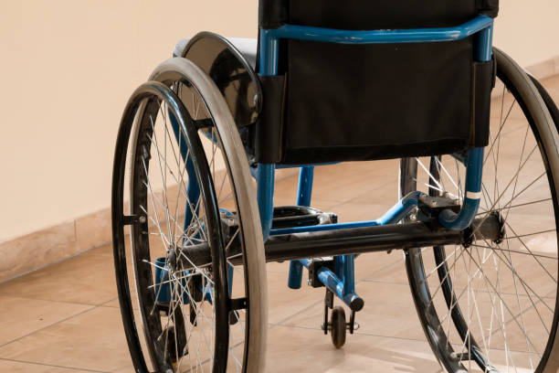 istock A Blue Wheelchair in a Sunlit Corridor 2177672860