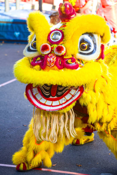 istock Lion Dance at Temple Festival 2177681014