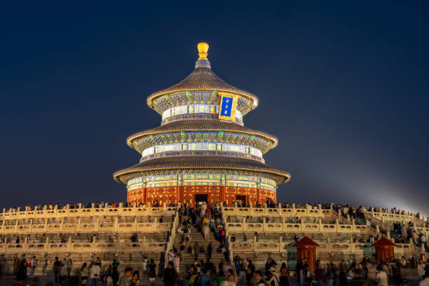 istock Temple of Heaven night view 2177683868
