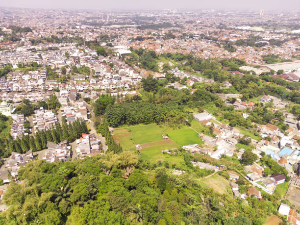 istock Townscape of Bandung City is densely populated 2177686729