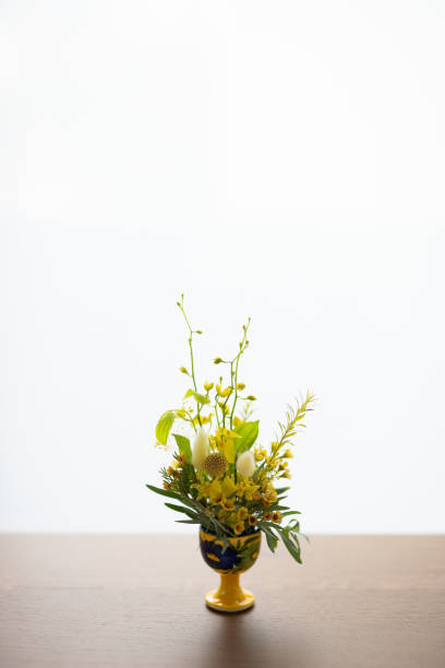 istock plant in a vase on a wooden table 2177692375