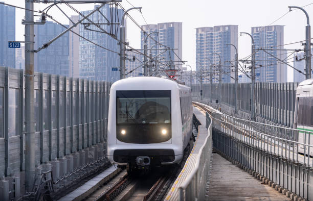 istock A train about to enter the station 2177697590