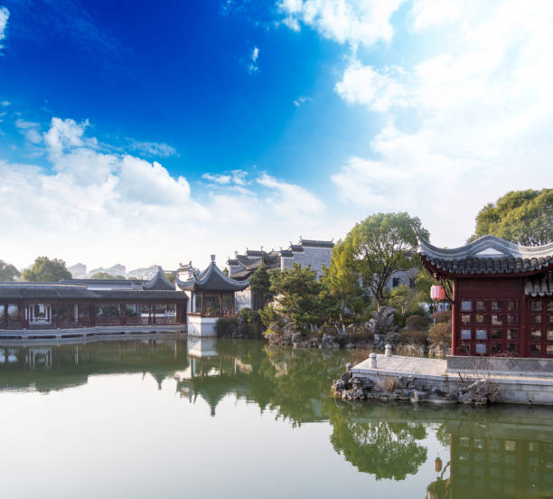 A traditional garden in the Jiangnan style