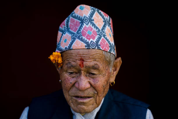 Khokana, Nepal, 08 October 2024. The Newar community of Khokana celebrates the five-day-long festival as an alternative to the Dashain festival, the largest festival for Nepalese Hindus.
