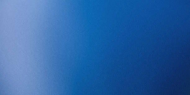 istock Grainy abstract gradient blue blurry monochrome plain background banner with noise 2177702644