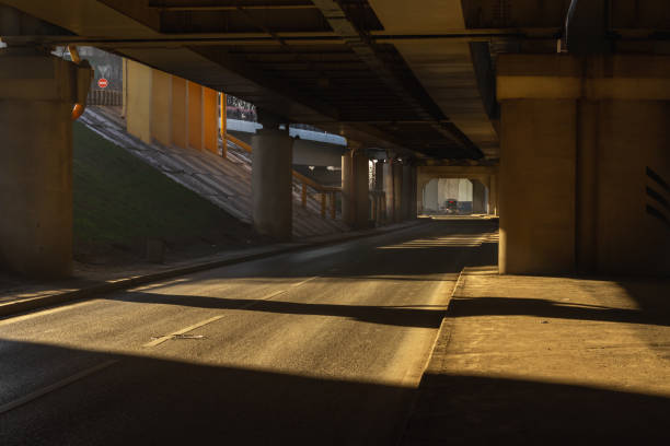 istock Underground industrial city bridge 2177711436