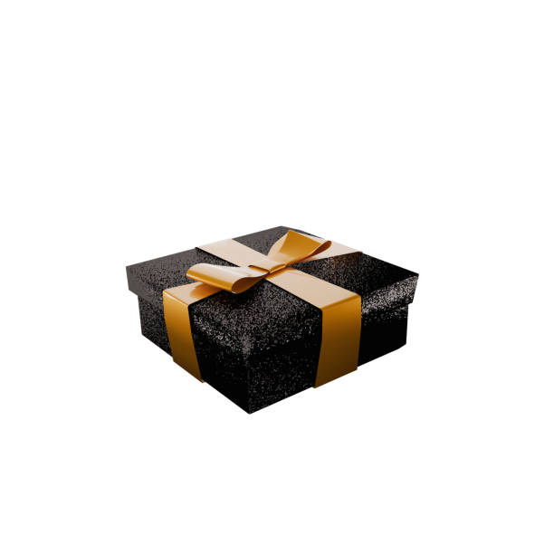 istock christmas gift with ribbon, white background 2177715545