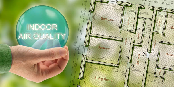 istock INDOOR AIR QUALITY concept with residential house project 2177716070