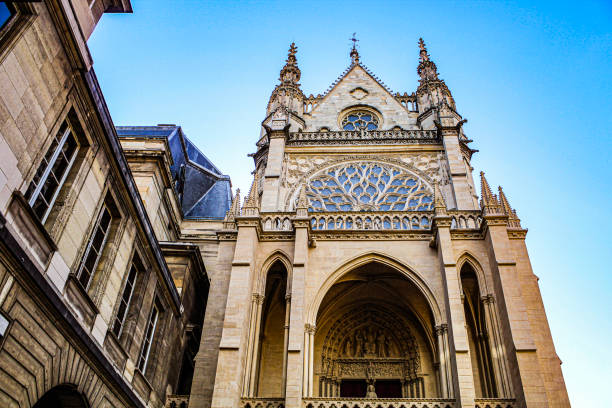 istock Upper side facade of Sainte Chapelle 2177716078
