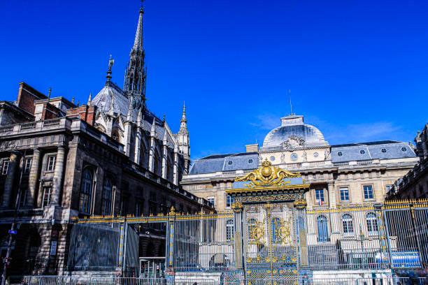 istock Justice Palace and Sainte Chapelle 2177716090