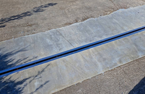 istock roof structure or bridge expansion for safe connection of two expandable concrete bodies. rubber joint in a metal bar 2177716516