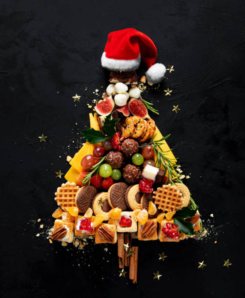 istock Creative sweet Christmas tree. Christmas concept. New Year Holidays background. 2177716578