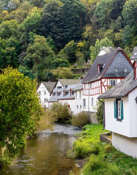 istock romantic half-timbered houses in the Eifel natural area 2177717985