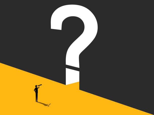istock Challenge. Businessman in front of question mark door 2177718523