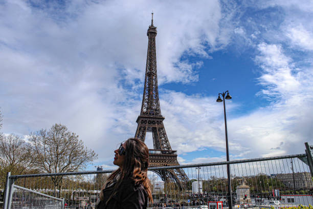 istock Woman in front of the Tower 2177718824