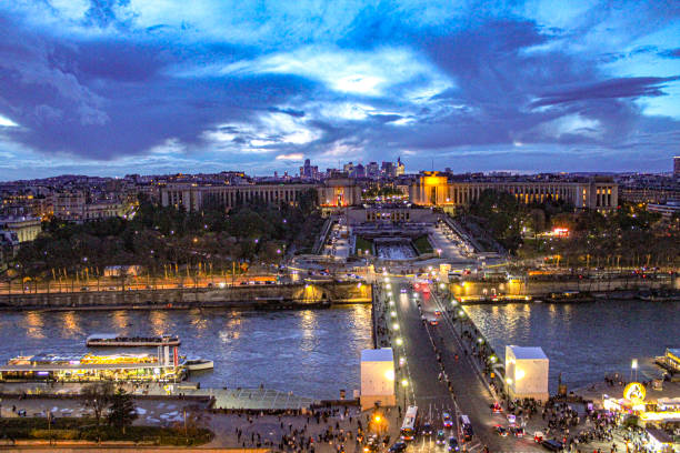 istock Paris and the Seine at night 2177719341
