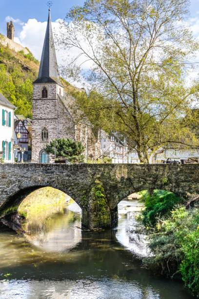 istock romantic half-timbered houses in the Eifel natural area 2177719453