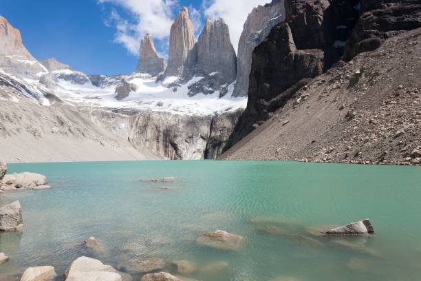 istock Torres del Paine peaks view, Chile landmark 2177720330