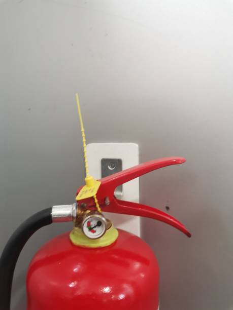 istock Fire extinguisher regulator as a pressure indicator in the cylinder 2177739074