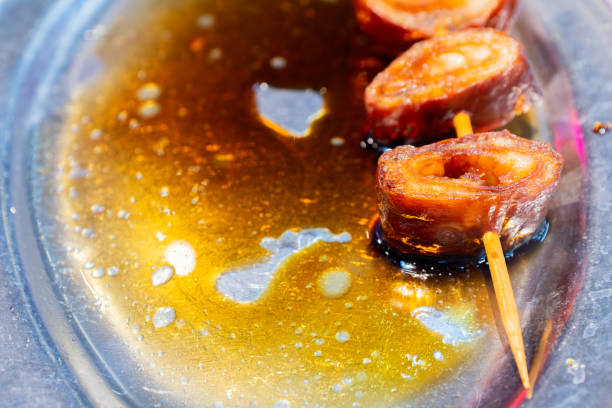 Barbecued Pork Intestine Skewer