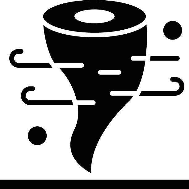 Hurricane Icon Hurricane icon vector image. Can be used for Natural Disaster. storm surge icon stock illustrations