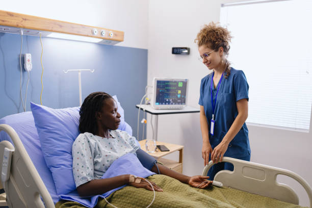 istock Caring nurse giving advices to her patient 2177759018