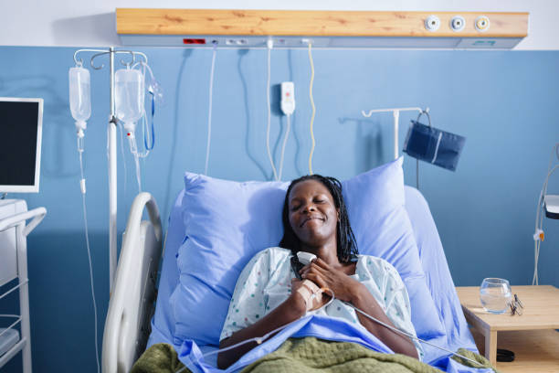 istock Joyful female patient hugging her smartphone after having a conversation with someone 2177759510