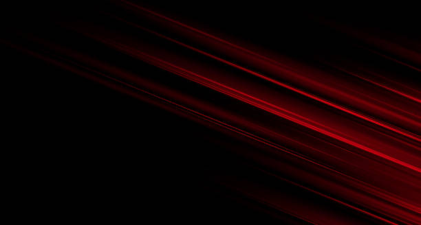 istock Red laser light beams isolated on black background. Abstract light effect. red lens flare. Horizontal rays glowing in the dark. Vector 2177784779