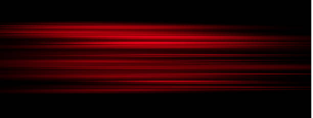 istock Red laser light beams isolated on black background. Abstract light effect. red lens flare. Horizontal rays glowing in the dark. Vector 2177784812