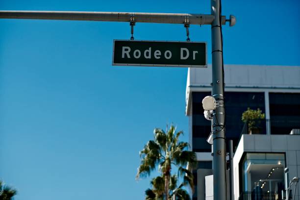 istock Rodeo drive road sign 2177785368