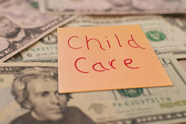 Concept exploring the rising cost of daycare and other child care services and the burden it puts on parents.