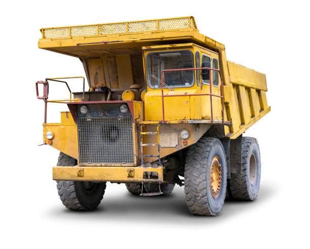 istock Yellow haul truck 2177804897