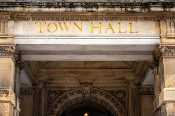 istock Town Hall entrance 2177811808