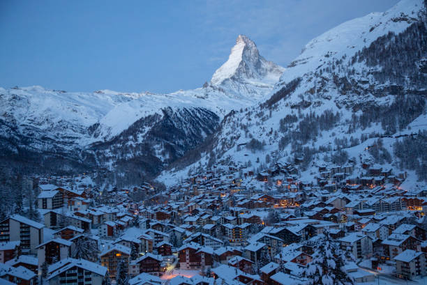 istock The Matterhorn in Winter Twilight, Switzerland 2177813267