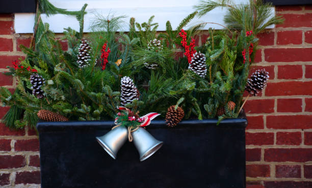 Holiday Wreaths Christmas stock photo