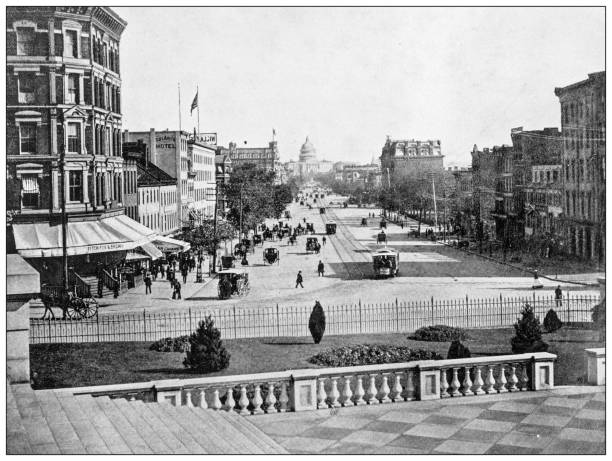 istock History and landmarks of USA: Pennsylvania Avenue, Washington DC 2177820775