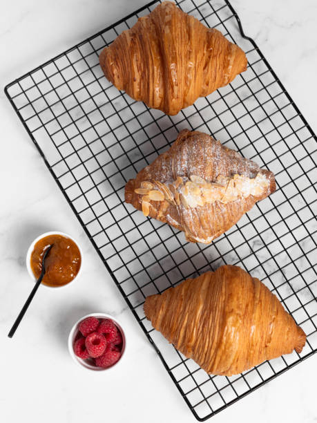 istock freshly baked delicious croissants, pastries 2177823669