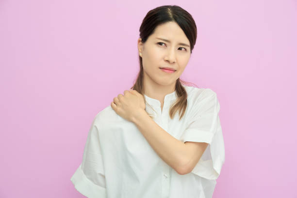 istock A young woman suffering from stiff shoulders 2177833723