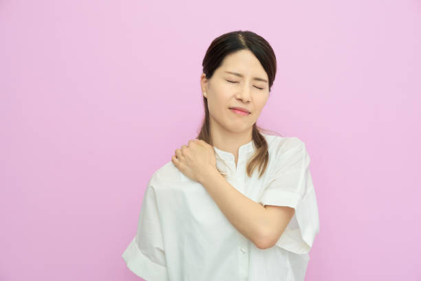 istock A young woman suffering from stiff shoulders 2177833730