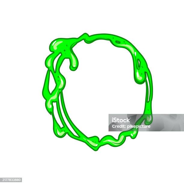 Slimi Frame Vector Creative Slime Frame Cartoon Vector Illustration Stock Illustration ...