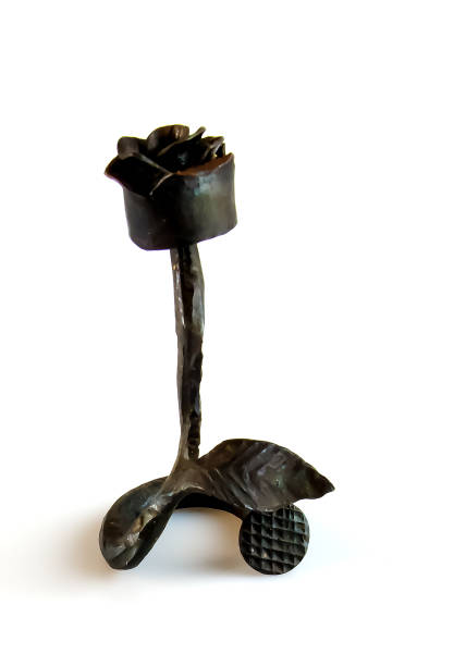 Metal rose souvenir made from an ordinary nail.