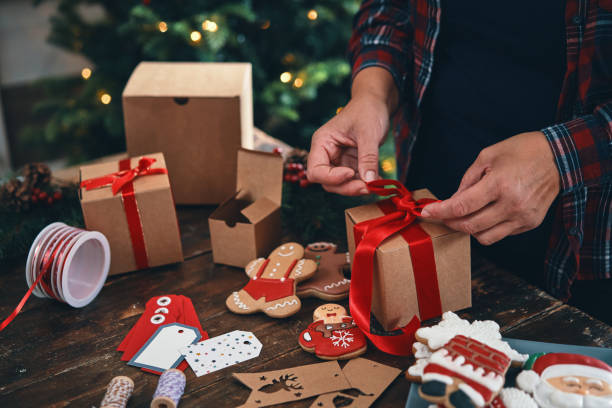 istock Decorated Christmas Cookies for Christmas Present 2177840315