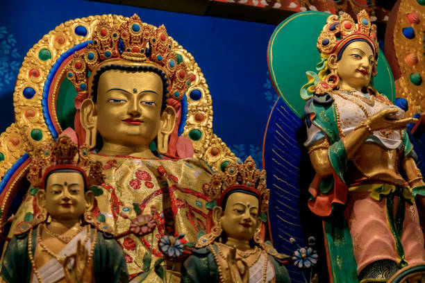 istock Buddhist temple statues and decoration in Nepal 2177854985