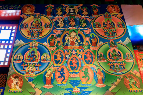 istock Buddhist temple statues and decoration in Nepal 2177855212