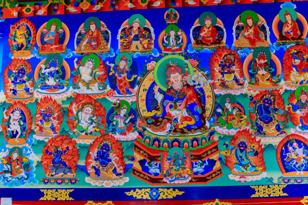 istock Buddhist temple statues and decoration in Nepal 2177855213