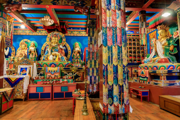 istock Buddhist temple statues and decoration in Nepal 2177855326