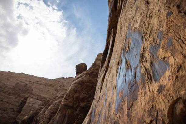 Rock texture, rock background. Beautiful photo wallpaper.