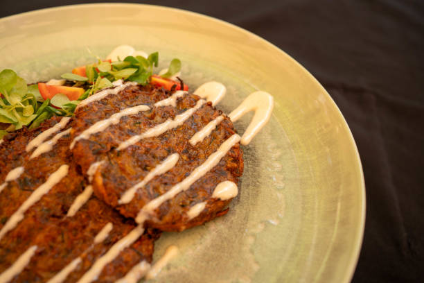 istock Close-Up of Breaded Veggie Pancakes 2177857367