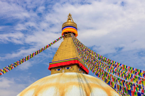 istock Buddhist stupa sacred building in Nepal 2177861499