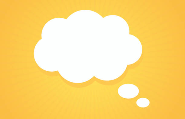 illustrations, cliparts, dessins animés et icônes de bulle de pensée vierge pour les idées créatives et le brainstorming - rêvasser